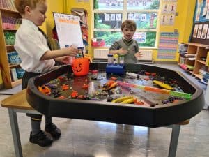 Children engaging in play at Inchmarlo Early Learning Center, fostering development and creativity.