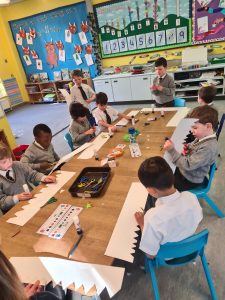Children engaging in classroom learning at Inchmarlo school.