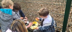 Children enjoying outdoor activities at Inchmarlo. Perfect for family fun and exploring nature.