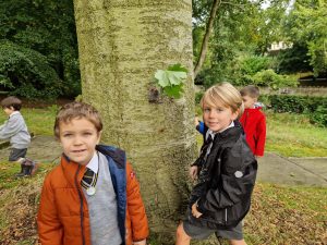 Children enjoying outdoor activities at Inchmarlo estate.