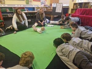 Children's educational activities at Inchmarlo Learning Centre in a lively classroom.