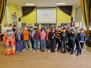 Children's group activities at Inchmarlo care home, engaging educational and recreational events.