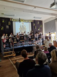 Community event at Inchmarlo, showcasing local performances and gatherings.