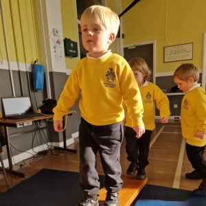 Children engaging in indoor activities at Inchmarlo preschool.