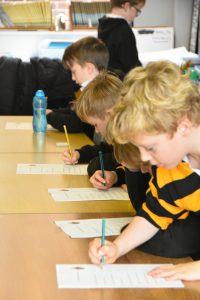 Children engaging in classroom activities at Inchmarlo.