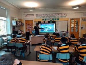 Students engaging in classroom activities at Inchmarlo School.