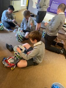 Children engaging in activities at Inchmarlo residential care home.