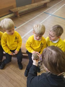 Young children engaged in activity at Inchmarlo preschool.