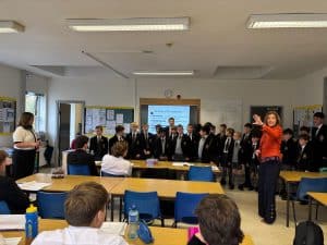 Students engaged in classroom activities at Inchmarlo School.