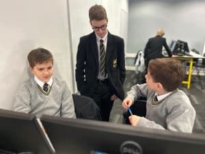 Students engaging in classroom activities at Inchmarlo School.