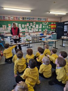 Children engaged in classroom activities at Inchmarlo nursery in Scotland.