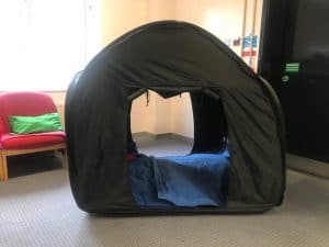 Portable Rest Shelter for Travelers at Inchmarlo.