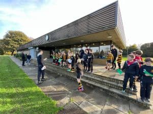 Modern outdoor play area at Inchmarlo for children’s fun and recreation.
