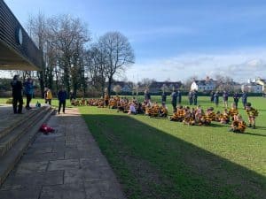 Scenic golf course at Inchmarlo with lush fairways and beautiful surroundings.
