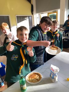 Happy children enjoying breakfast at Inchmarlo School, promoting community and education.