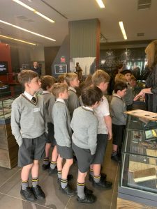 Students exploring exhibits at Inchmarlo.