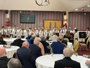 Event at Inchmarlo featuring live performances and guests enjoying a sophisticated gathering.