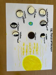 Educational solar power model for learning renewable energy.